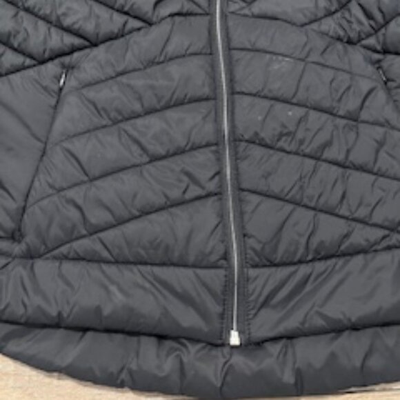 Free Country Women’s Size XL Puffer Jacket  Black Full Front Zip - Picture 7 of 9